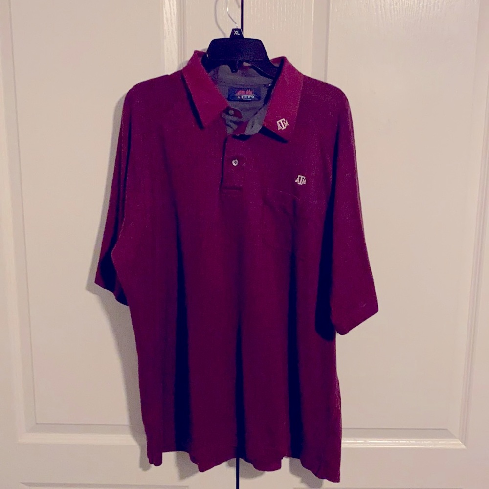 Cotton Mist Enro XT Polo Texas A&M embroidery